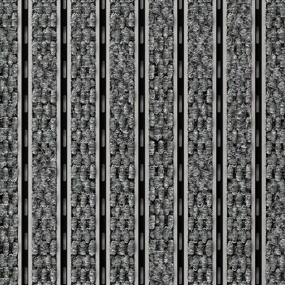 Grey Needlepunch Carpet (Open Construction)